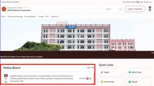SSC GD Vacancy 2024, Correction Window,