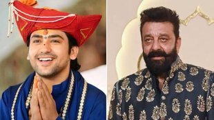 Sanjay Dutt, Sanjay Dutt Joins Dhirendra krishna Shastri, Sanjay Dutt Hindu Dhirendra Shastri video