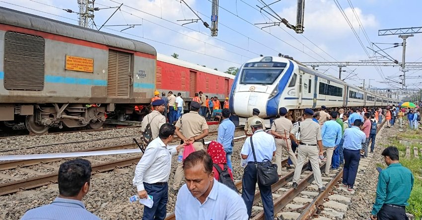 Train accident in West Bengal