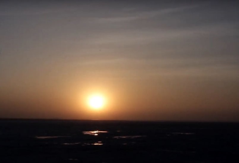 Sunrise and sunset in Kutch