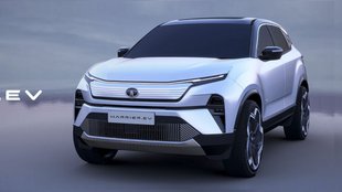 Tata Harrier EV, Tata Harrier EV spy shots, Tata Harrier EV launch timeline, Tata Harrier EV launch date, Tata Harrier EV design, Tata Harrier EV features, Tata Harrier EV safety features