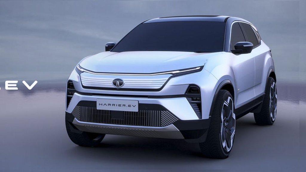 Tata Harrier EV, Tata Harrier EV spy shots, Tata Harrier EV launch timeline, Tata Harrier EV launch date, Tata Harrier EV design, Tata Harrier EV features, Tata Harrier EV safety features