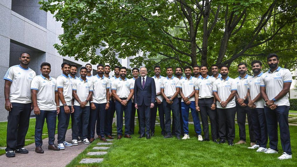 Ind vs Aus, Aus vs Ind, India vs Australia, Australia vs India, Team India, Indian cricket team, Anthony Albanese, Team India meet Australia prime minister, Rohit Sharma, Virat Kohli