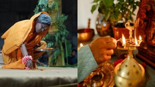 Tulsi and Lord Vishnu worship