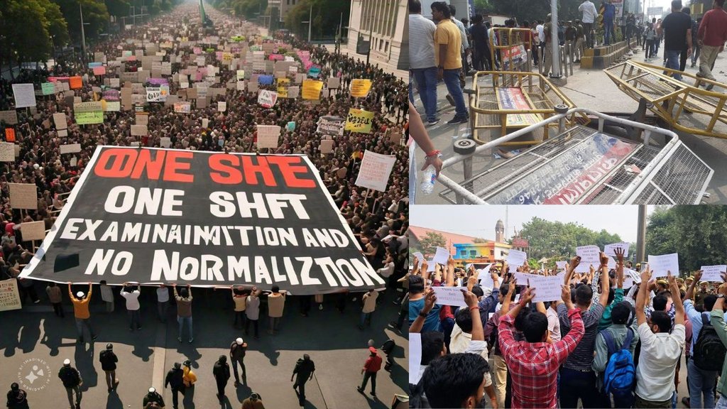 UPPSC Students Protest, uppsc news, uppsc news hindi, uppsc student protest news