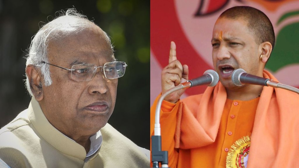 Yogi Adityanath vs Mallikarjun Kharge: खड़गे को योगी ने याद दिलाया निजाम का आतंक (Photo: PTI)
