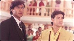 ‘इश्क’ की शूटिंग के दौरान चिम्पांजी ने किया था आमिर खान पर हमला, फिर अजय देवगन ने ऐसे बचाई थी एक्टर की जान