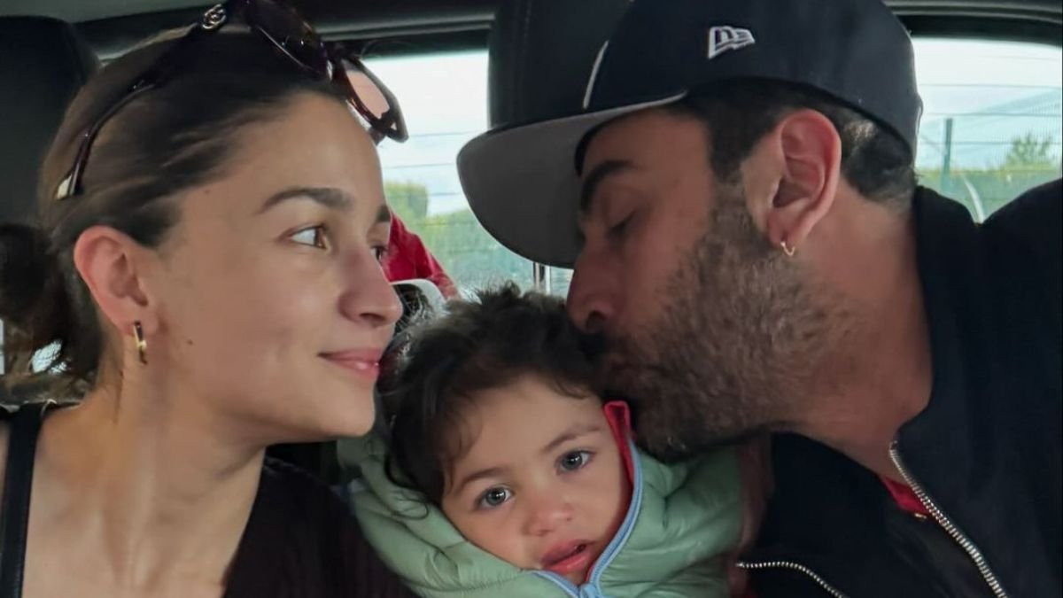 Alia Bhatt with Raha and Ranbir kapoor