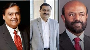 Mukesh Ambani, Gautam Adani, Shiv Nadar