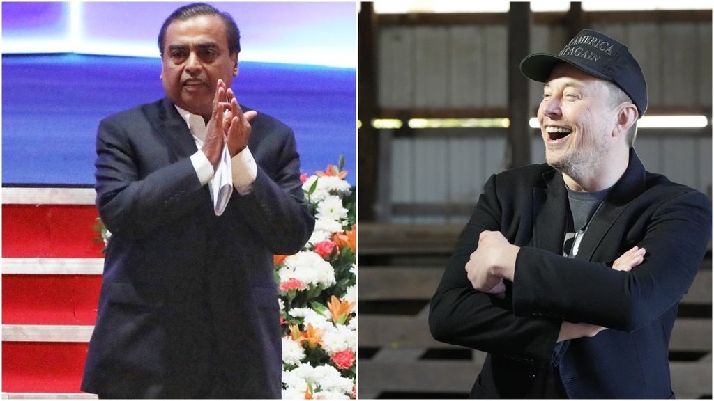 Elon Musk, Mukesh Ambani