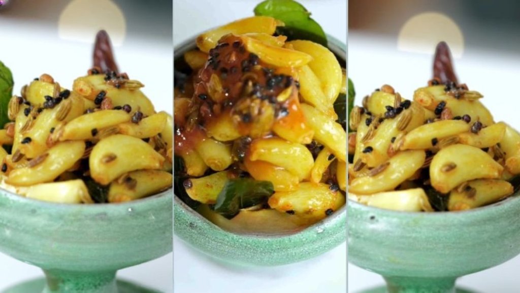 Instant Garlic Achaar । Garlic Achaar । How to make Garlic Achaar