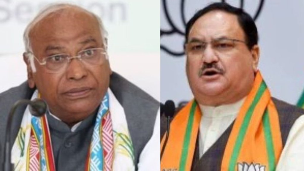 jp nadda | mallikarjun kharge |