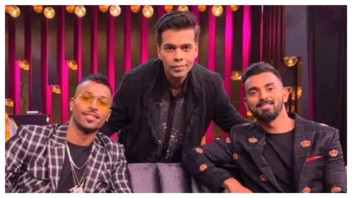 kl rahul hardik pandya karan johar