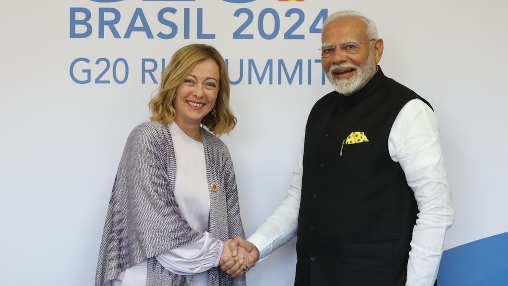 georgia meloni| pm modi| G20 summit