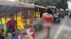 इतनी छोटी ड्रेस पहन कर चाय पीने पहुंच गई युवती, शर्म से लाल हुआ दुकानदार, दिया ये रिएक्शन, VIDEO VIRAL