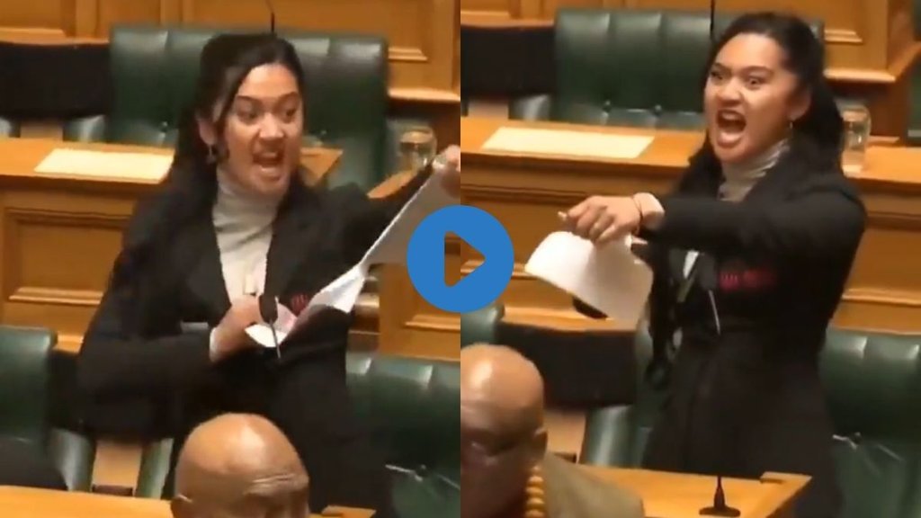 Hana-Rawhiti Kareariki Maipi-Clarke,New Zealand Parliament,haka dance