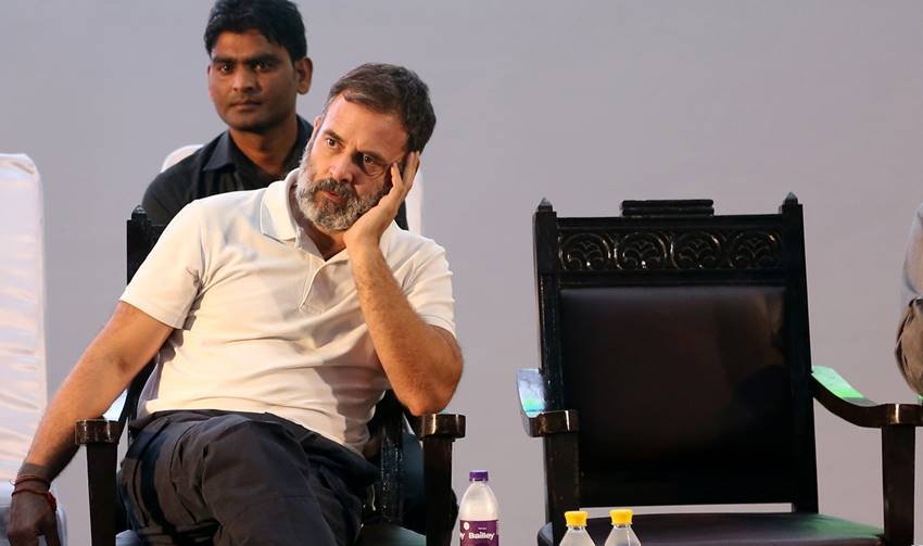 Rahul Gandhi is in City
