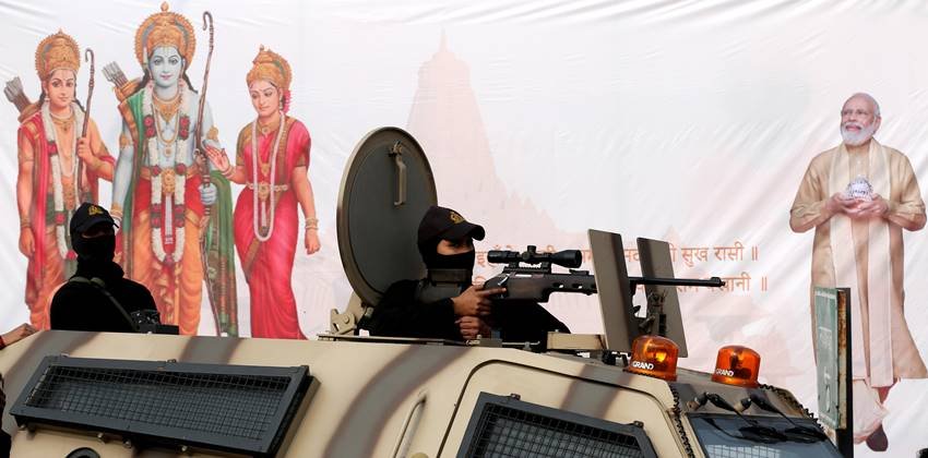 Tight Security in Ayodhya 10