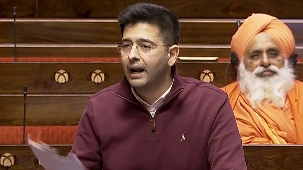 AAP MP Raghav Chadha on farmers issues, Raghav Chadha expensive airfares debate in parliament,