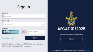 AFCAT 1 2025, Registration begins, Indian Air force,