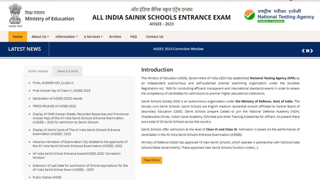 sainik school admission, sainik school, aissee, aissee 2024, sainik school entrance examination 2025,sainik school entrance exam