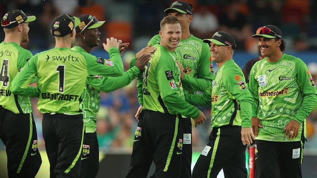 BBL, Sydney Thunder beat Melbourne Renegades, David Warner