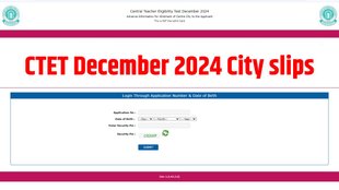 CTET December 2024 City slips released, direct link at ctet.nic.in, know how to download, exam pattern