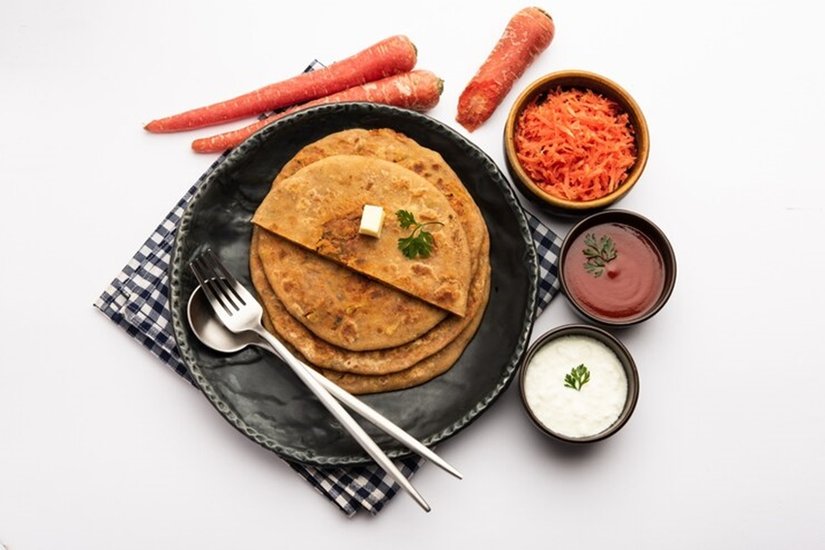 Carrot Paratha