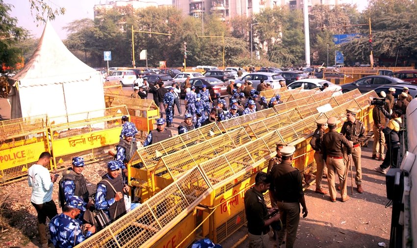 Farmers Delhi march