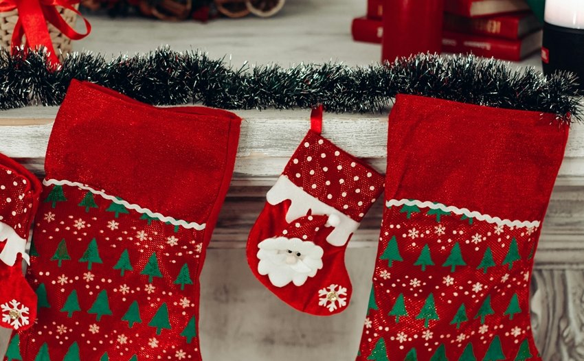 Christmas socks and gifts