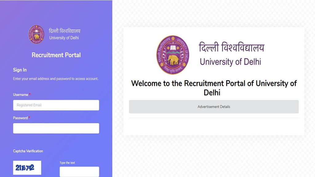 Delhi university, DU Recruitment 2024