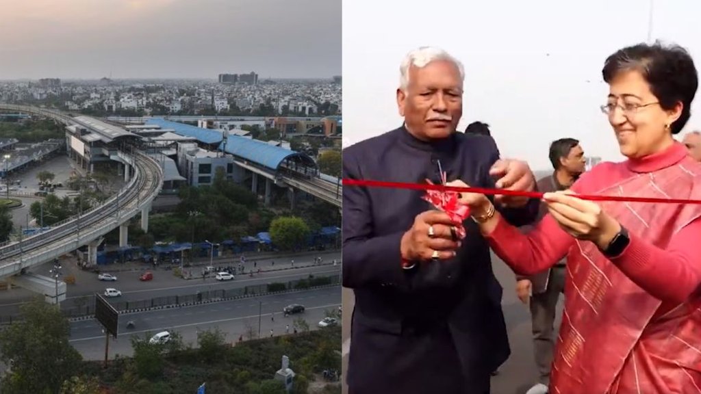Delhi Anand Vihar Flyover, delhi news, atishi marlena, arvind kejrilwal, ram nivas goyal,