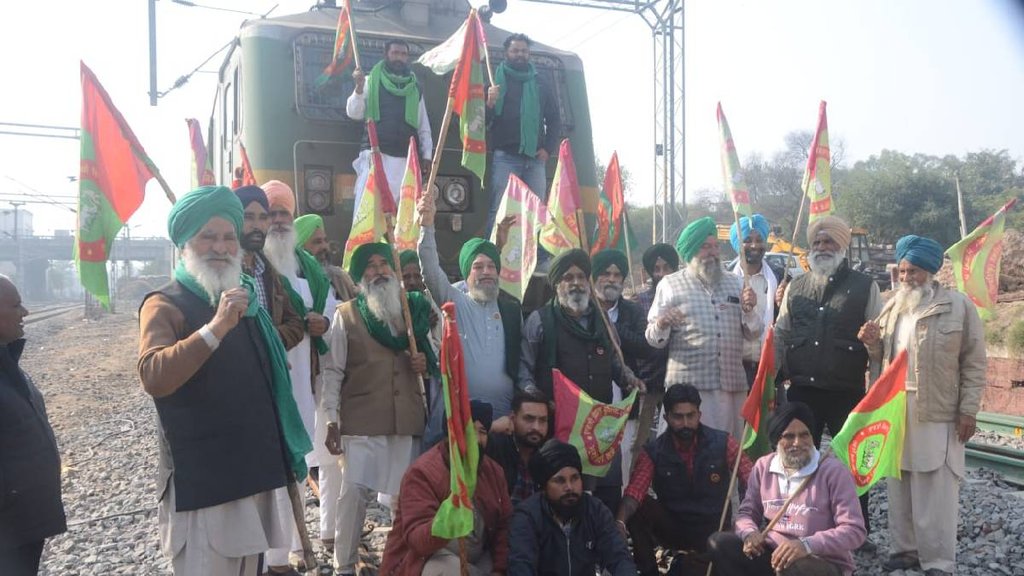 Farmers protest