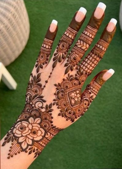 Floral and mandala mehndi designs