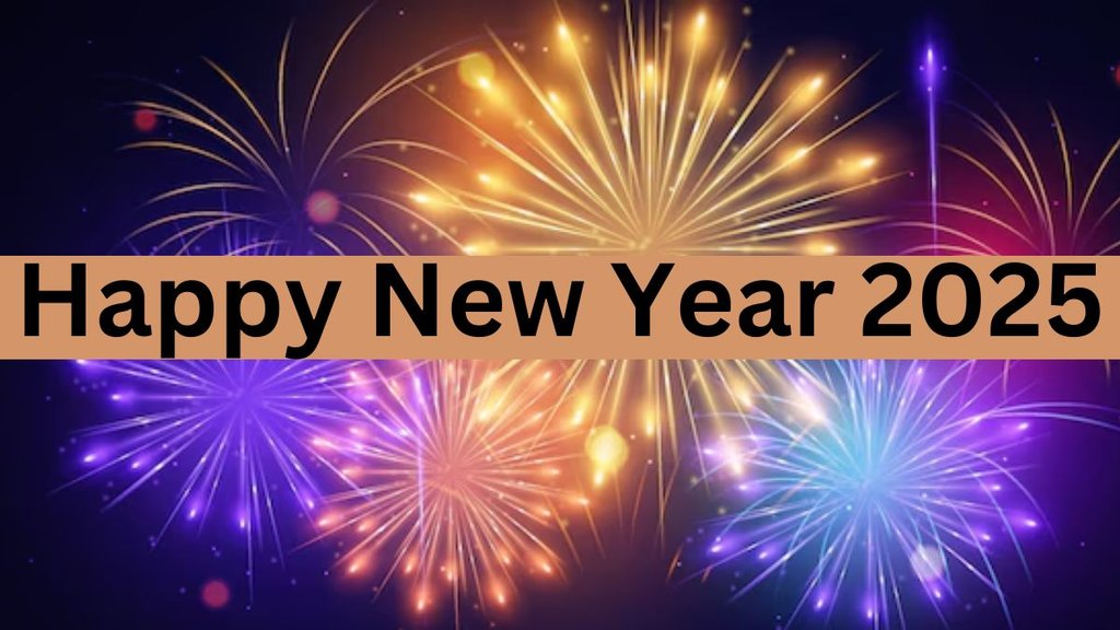 Happy New Year 2025 Images । Happy New Year 2025 Wishes । New Year Shayari in Hindi