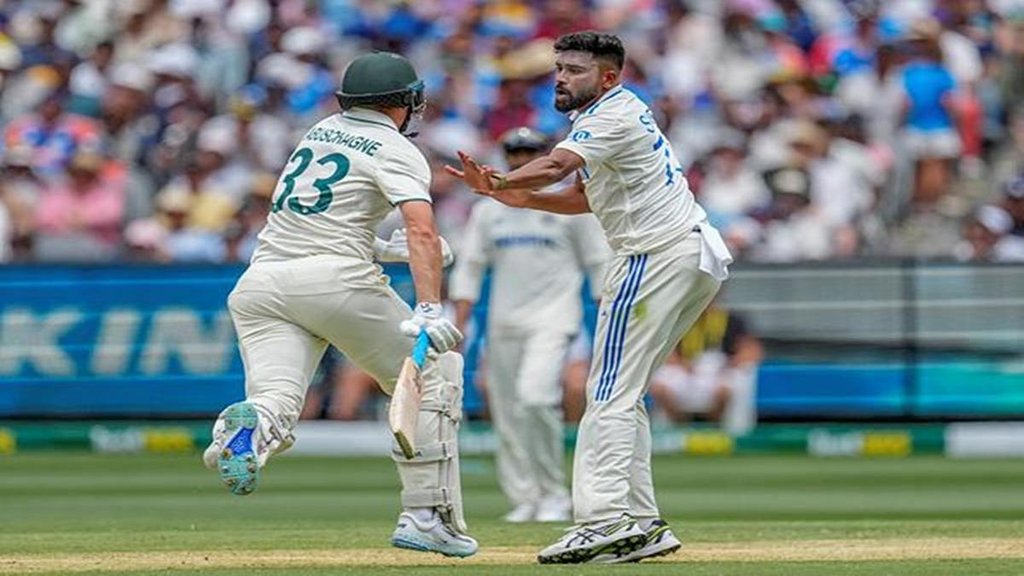 IND vs AUS 4th Test, Mohammed Siraj bail flip, Marnus Labuschange, Jasprit Bumrah, Usman Khawaja