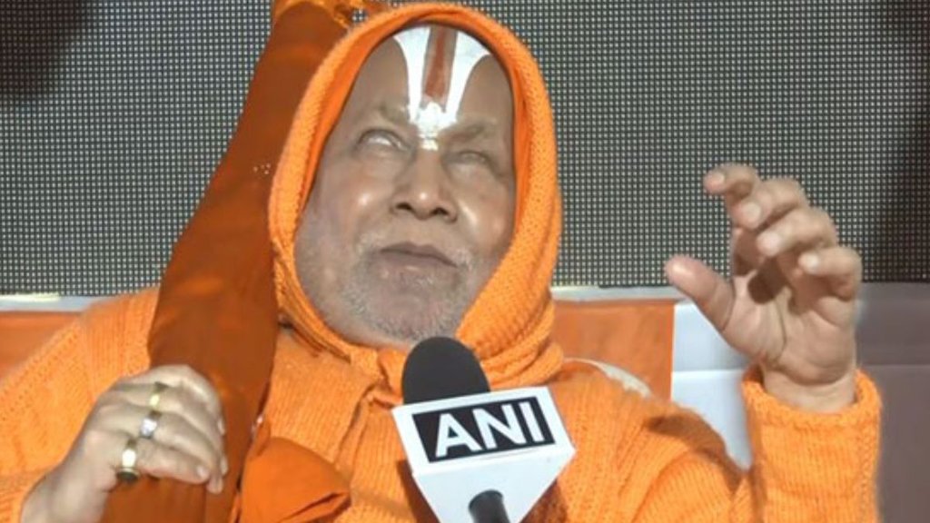 Mohan Bhagwat mandir masjid statement, RSS chief temple mosque remarks, Jagadguru Rambhadracharya reaction Mohan Bhagwat,