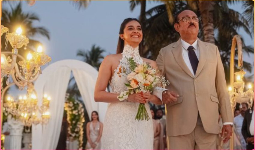 Keerthy Suresh Wedding PIcs