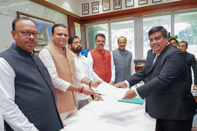 Rahul Narwekar files nomination for Maha Assembly Speaker