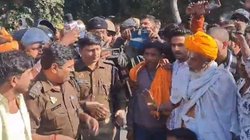 मथुरा के जंगलों में गोवंश के अवशेष मिलने से बवाल, गौ भक्तों ने मार्ग जाम किया; पुलिस ने लाठीचार्ज कर खदेड़ा