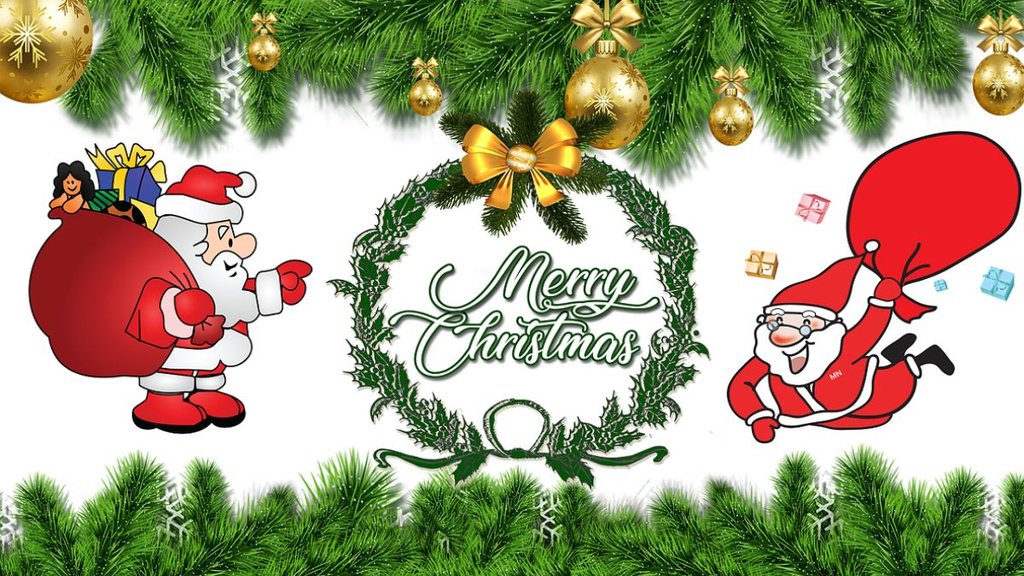 Happy Christmas Day 2024 Wishes Stickers, Merry Christmas