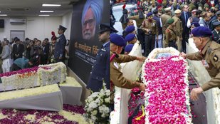 National Leaders at Funeral