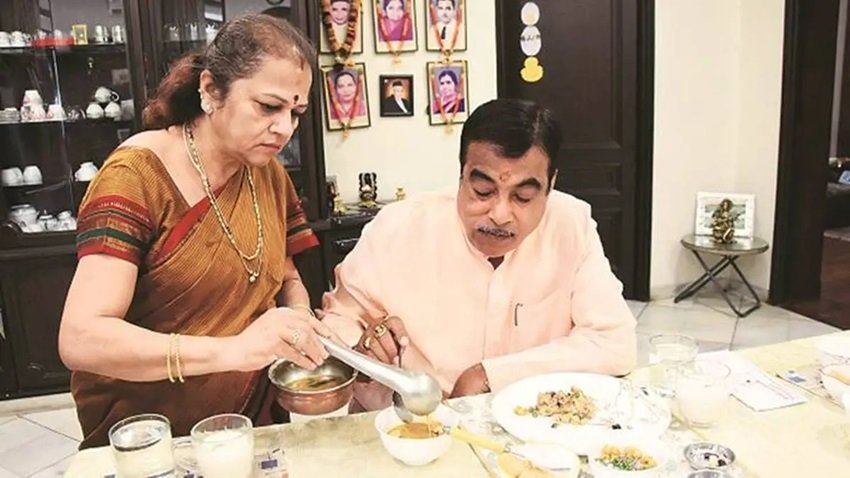 Nitin Gadkari foodie
