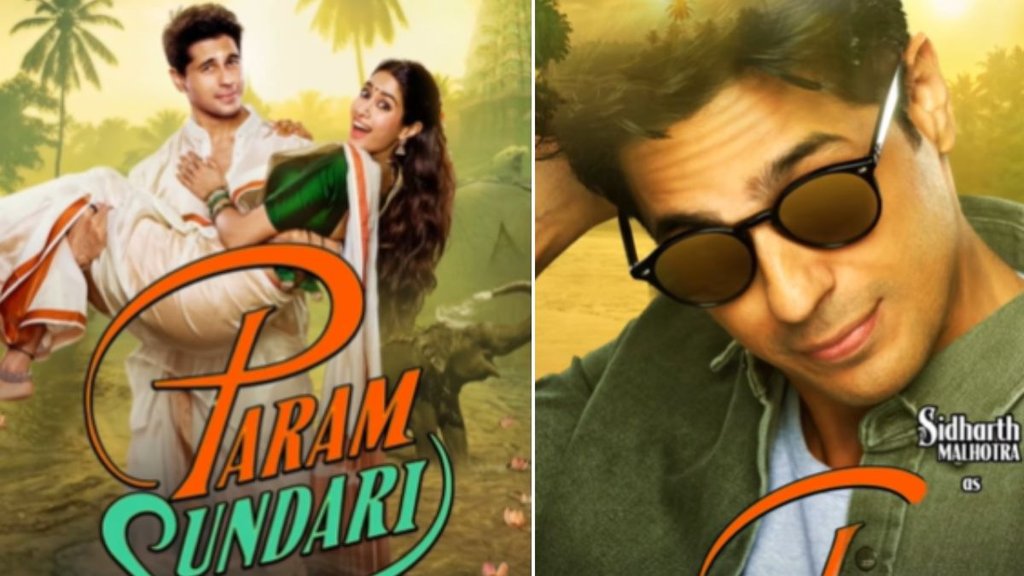 Param Sundari, Sidharth Malhotra, Janhavi kapoor
