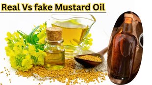 Real Vs fake Mustard Oil । Mustard Oil । Mustard Oil Purity Test