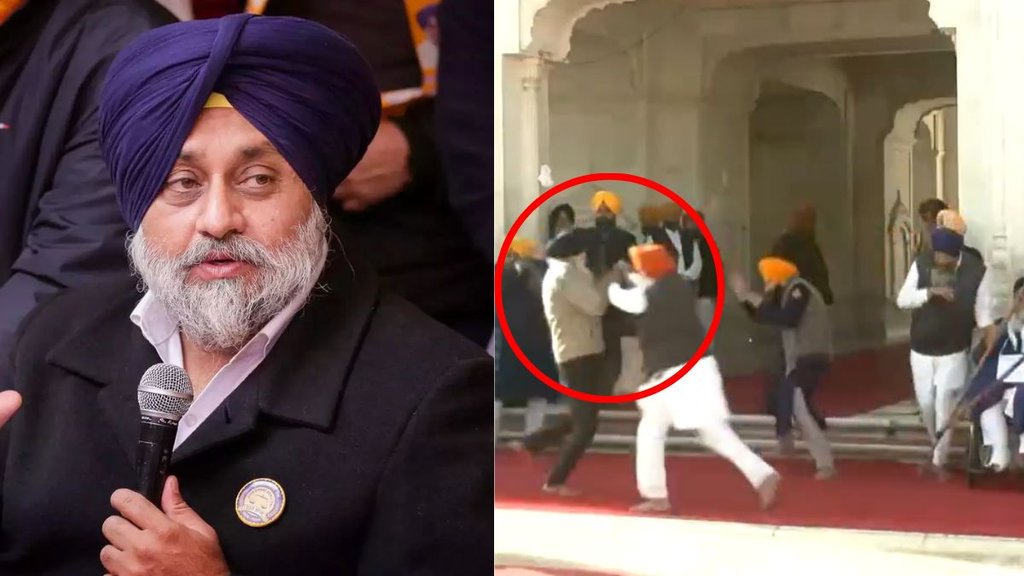 Sukhbir Badal Firing, golden temple firing news,
