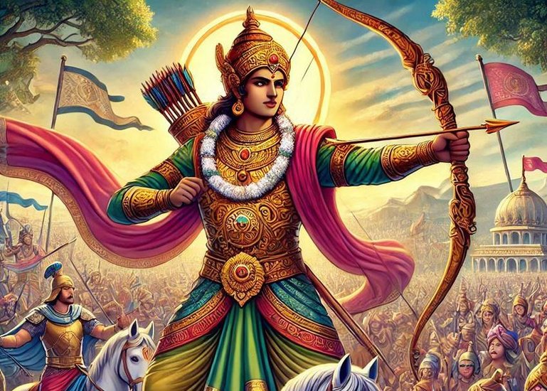 Who gave the Vijay bow to Karna