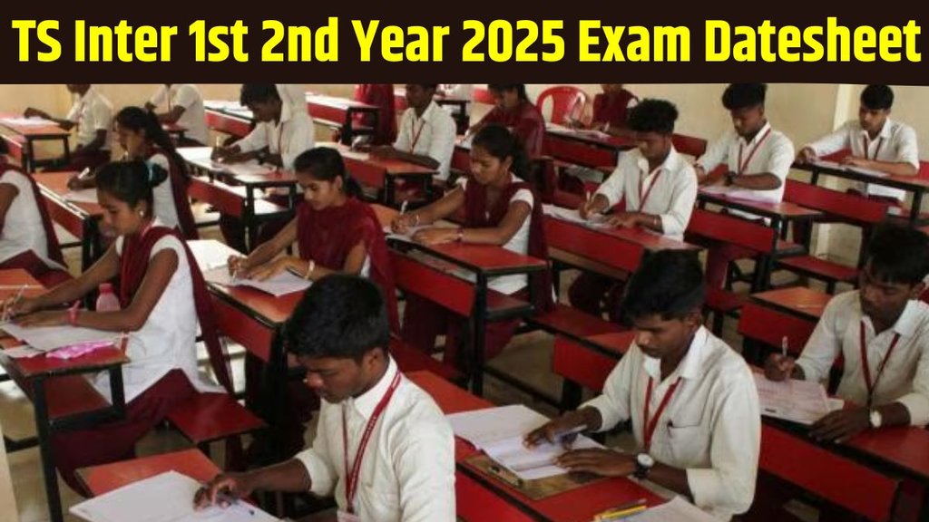 Telangana TS Inter 1st 2nd Year 2025 exam datesheet, Telangana TS Inter 1st 2nd Year 2025 exam datesheet out, Telangana TS Inter 1st 2nd Year 2025 exam datesheet released