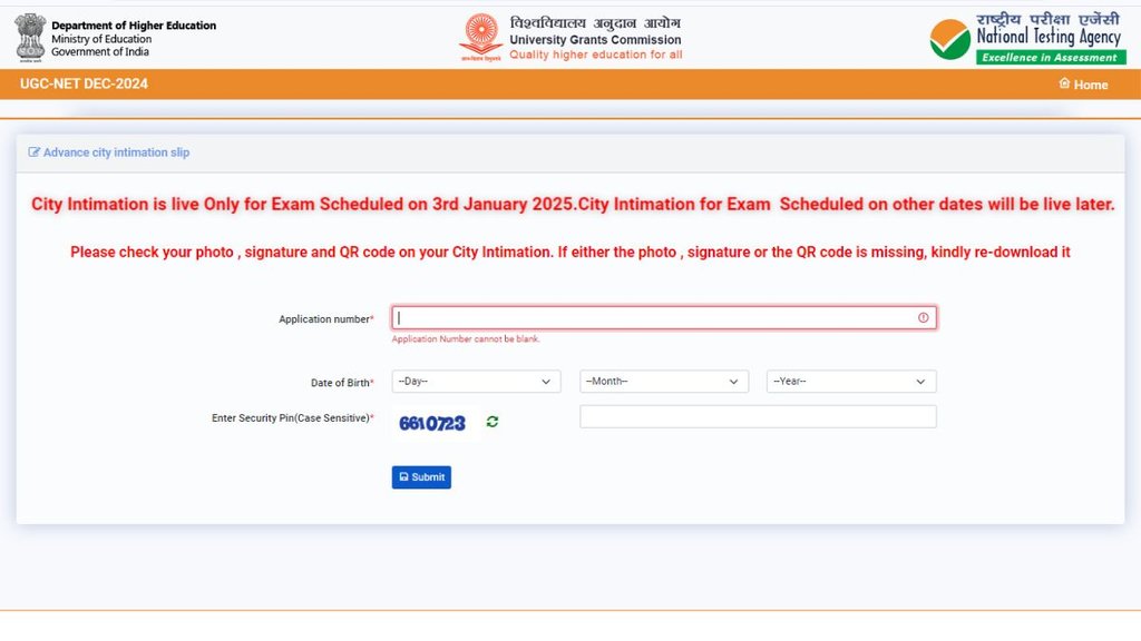 ugc net, ugc net 2024, ugc net december 2024, ugc net city slip, city slip net exam, nta ugc net, ugcnet.nta.ac.in