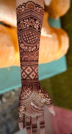 Wedding mehndi art 2024